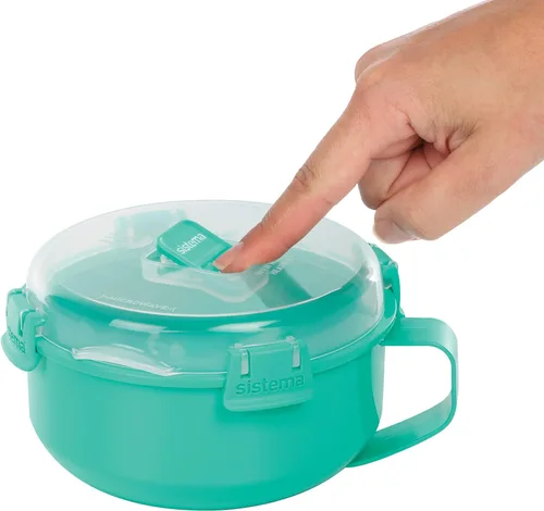 Vista 2 de Sistema Tazón de desayuno para microondas, 850 ml, los colores pueden variar
