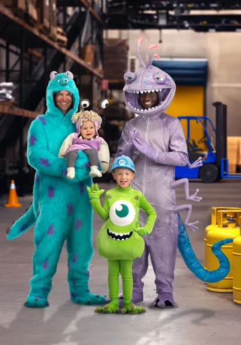 Vista 2 de Disfraz de burbuja de Mike Wazowski para niños pequeños Disney Multicolor