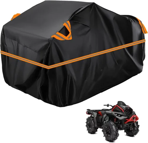 Vista 18 de Cubierta para ATV impermeable compatible con Arctic Cat H1 EFI TRV Cruiser 4x4 2011, cubierta de 210D para vehículos de 4 ruedas, cubierta para quad