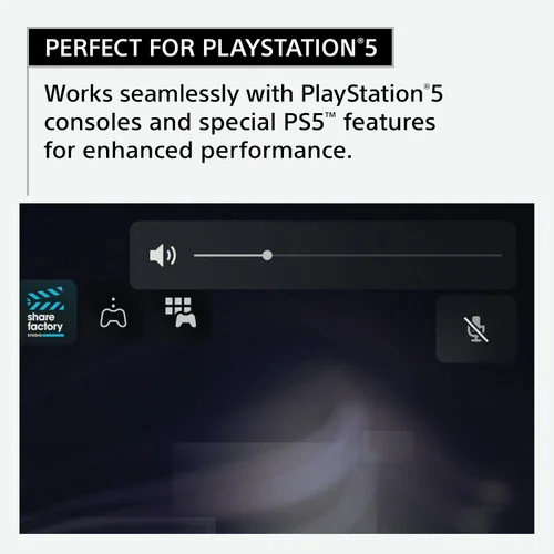 Vista 7 de Auriculares para juegos Sony INZONE H9, auriculares Bluetooth inalámbricos con cancelación de ruido y micrófono, sonido espacial 360, para PC y PS5