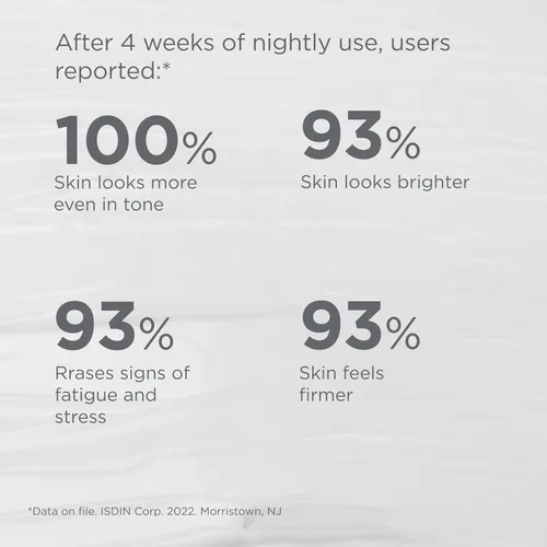 Vista 6 de ISDIN Age Contour Night Face and Neck Cream con melatonina y péptidos, 1.8 onzas