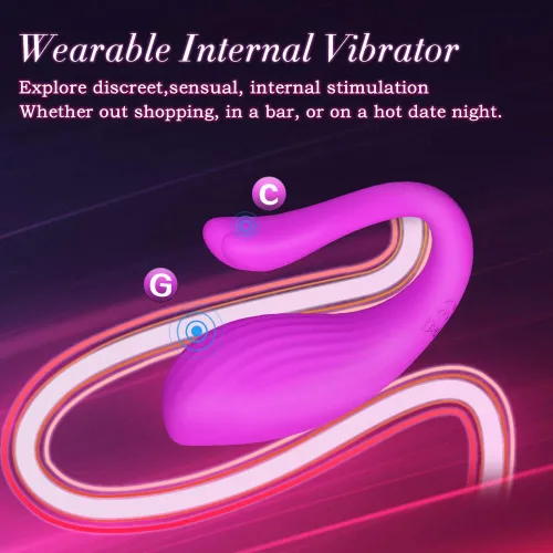 Vista 3 de Bragas vibratorias con aplicación y control remoto, vibrador portátil, Healexcer Smartphones Dual Motors Juguetes sexuales para adultos
