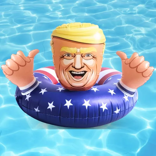 Vista 5 de Flotador de piscina inflable con forma de anillo XL