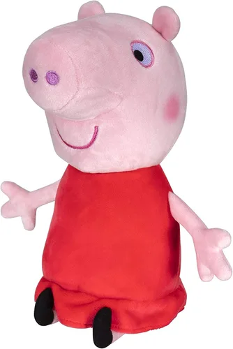 Vista 2 de Peppa Pig Felpa, 8 pulgadas, animal de peluche suave y esponjoso del mundo de Peppa Pig - Regalo de juguete para niños pequeños y niños