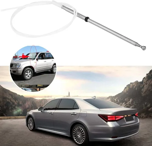 Vista 4 de Mástil de antena de radio AM FM para coche, repuesto de coche AM/FM Radio Antena Mast para Land Cruiser LX470 98-07