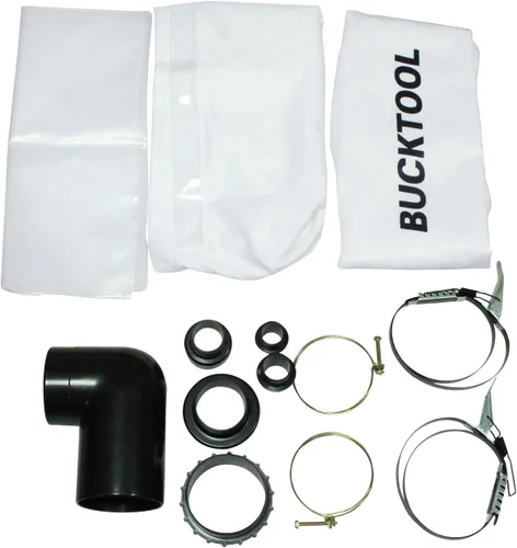 Vista 7 de BUCKTOOL Colector de polvo de arranque automático de 1.2 HP 750CFM con 3 bolsas de recolección de polvo, capacidad de bolsa de 5.4 cúbicos y 5