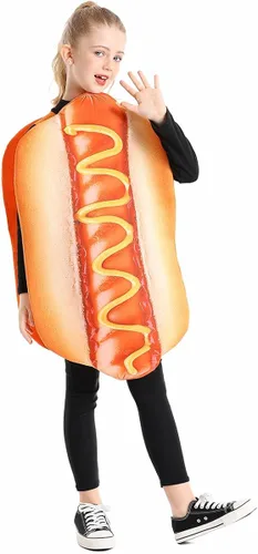 Vista 2 de Seasons Disfraz de perro caliente de Halloween para niños, talla única