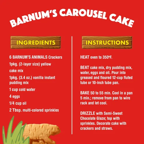Vista 12 de BARNUM'S Galletas Originales de Animales, Aperitivos a Granel para Niños, 12 Cajas de 2.13 oz