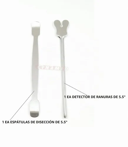 Vista 9 de Juego de 34 piezas de disección de disección para estudiantes de anatomía de laboratorio de biología avanzada con cuchillo de bisturí, mango