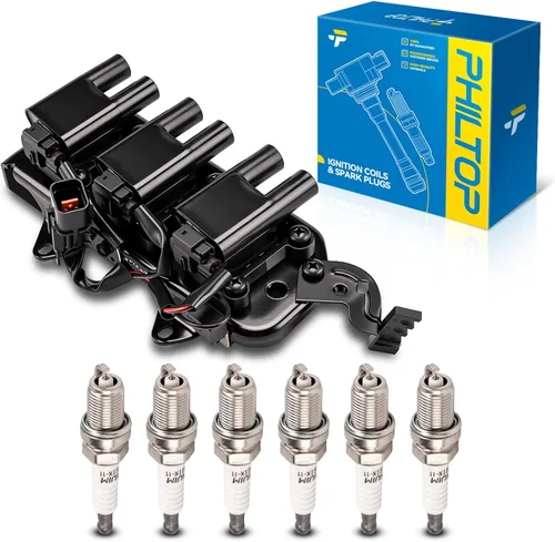 Vista 18 de PHILTOP UC15 Paquetes de Bobina de Encendido Compatibles con Volkswagen 1951-1953 1965 1967-1979 Beetle, 1971-1979 Super Beetle, MG 1962-1974 MGB