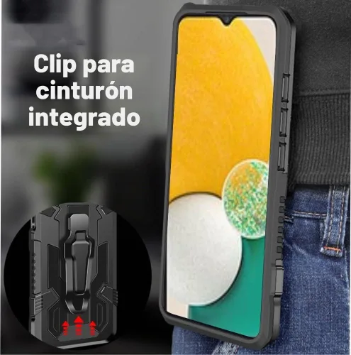 Vista 7 de Funda compatible con Samsung Galaxy A13 5G/4G/A04S/M13 5G, color Negro