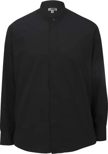 Vista 2 de Edwards Camisa con cuello de banda para hombre