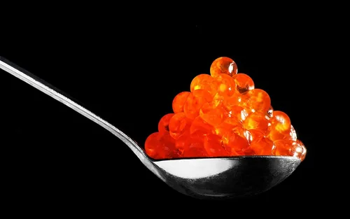 Vista 4 de Caviar de huevas de salmón de Alaska