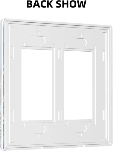 Vista 124 de Placa de Interruptor de Luz Azul de 1 Gang, Placa de Pared Decorativa de Palanca Individual, Cubierta de Placa de Pared de Palanca, Placa Frontal