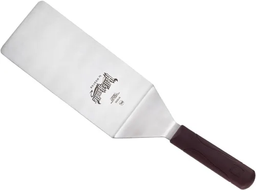 Vista 11 de Espátula "Hell's Handle" de Mercer Culinary, de 5 x 4 pulgadas, resistente, Plateado