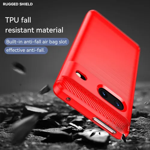 Vista 11 de Carcasa para Google Pixel 7 (poliuretano termoplástico), color negro Funda protectora de goma TPU flexible para Google Pixel 7 2022 de 6.3
