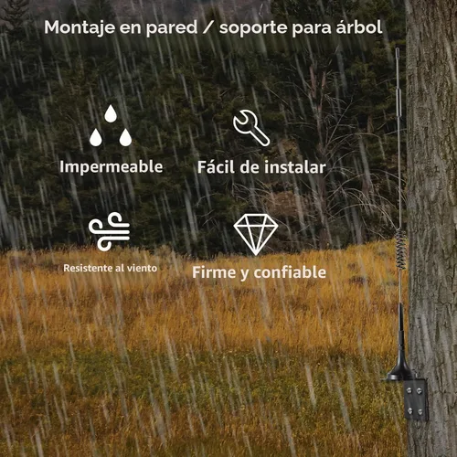 Vista 6 de Antena de base magnética celular de 9dBi para exteriores de alto alcance 4G LTE compatible con Spypoint Link Micro EVO Solar Hunting Wildlife Game