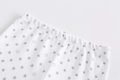 Vista 2 de Kiddiezoom Conjunto de 4 pantalones de algodón orgánico para bebé
