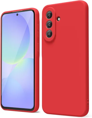 Vista 97 de oakxco Funda para teléfono Samsung Galaxy A12 con agarre de silicona líquida, linda delgada fina suave cubierta de gel de goma TPU lisa para mujeres