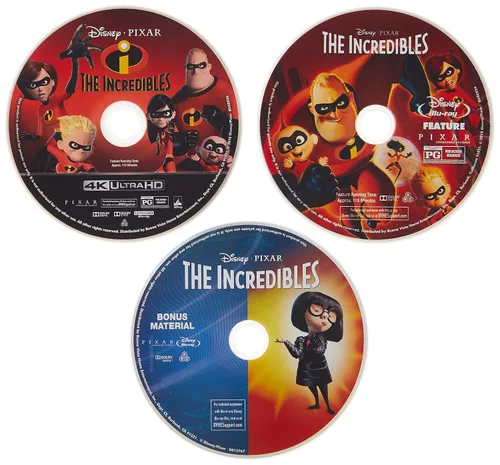 Vista 5 de The INCREDIBLES 4K Ultra Blu Ray Blu Ray Digital Code 4K UHD