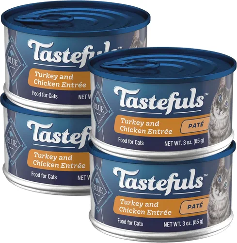 Vista 16 de Blue Buffalo Tastefuls Beef Paté Wet Cat Food, 5.5 oz, 24 ct