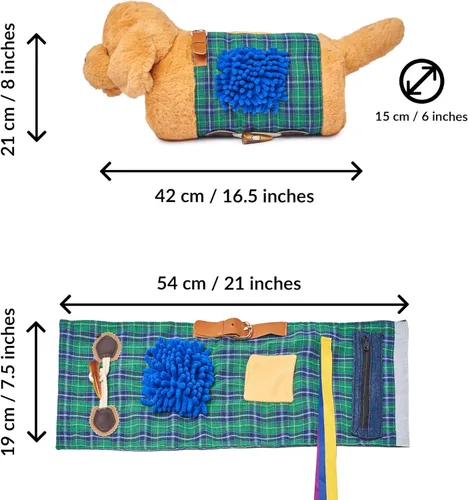 Vista 4 de Muff y manta para ancianos Manta antiestrés para demencia Productos de demencia para ancianos Regalo y actividades para personas mayores