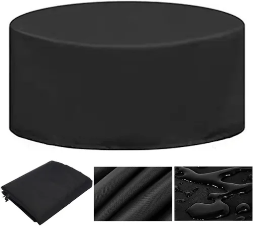 Vista 8 de Cubiertas para muebles de patio, cubierta impermeable para sofá al aire libre de 48 x 36 pulgadas, cubierta para juego de comedor al aire libre