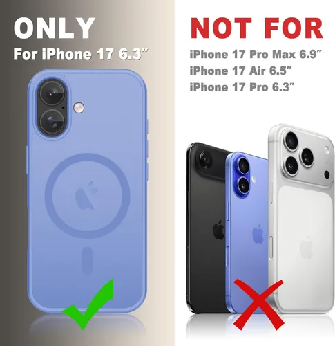 Vista 1477 de Funda para Google Pixel 10 Pro XL, cubierta magnética mate, color negro Fit for MagSafe, Screen Protector included, Shockproof Military Grade