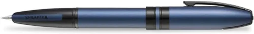 Vista 3 de Sheaffer Icon Metallic Blue E0911053 - Pluma estilográfica, color azul metálico con aplicaciones PVD en negro brillante