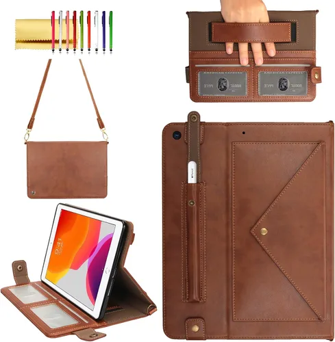 Vista 111 de Funda tipo bolso para iPad mini de 5ª/4ª/3ª/2ª/1ª generación de 7.9 pulgadas, Techcircle funda ligera tipo folio con soporte bandolera con billetera