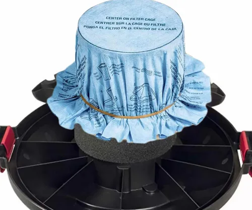 Vista 3 de 6 paquetes de 90107 filtros secos, 6 paquetes de bandas de retención, 4 paquetes de reemplazos de fundas de espuma para aspiradora Shop Vac 90585