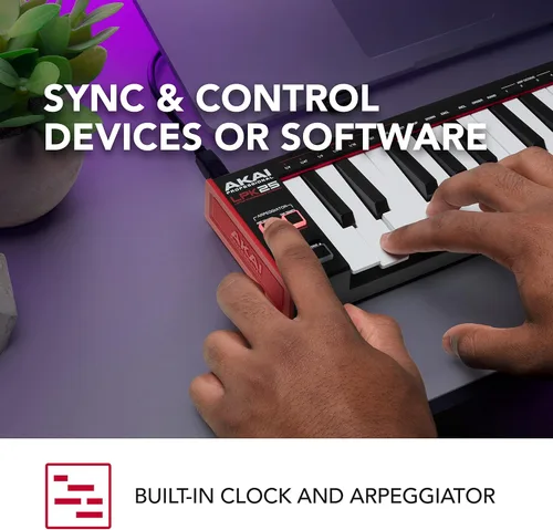 Vista 4 de Beat Maker Bundle - AKAI Professional LPK25 y LPD8 - Teclado MIDI USB con 25 teclas de sintetizador y controlador MIDI USB con 8 almohadillas