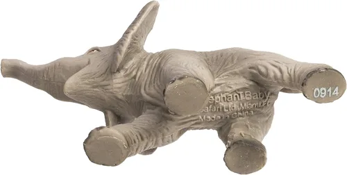 Vista 7 de Safari Ltd. Figura de bebé de elefante africano, figura realista de modelo de 3.5 pulgadas, juguete educativo para niños a partir de 3 años