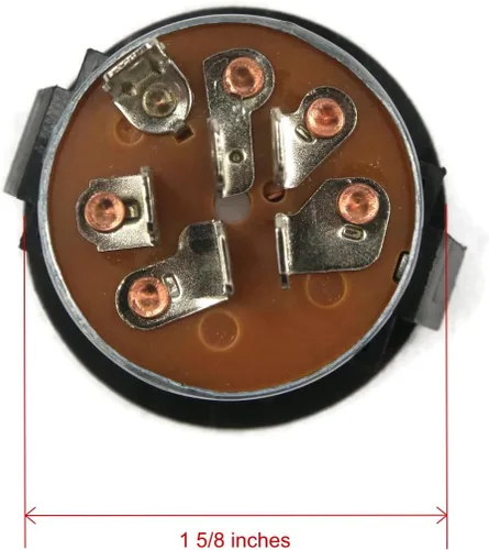 Vista 2 de The ROP Shop Interruptor de encendido para Toro 110-6764, 1106754 3 posiciones, 6 terminales Motor Motor