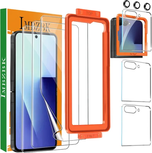 Vista 9 de IMBZBK [Eliminación automática de polvo] Paquete de 3 protectores de pantalla mate para iPhone 17 Pro Max [grado militar] accesorios, película