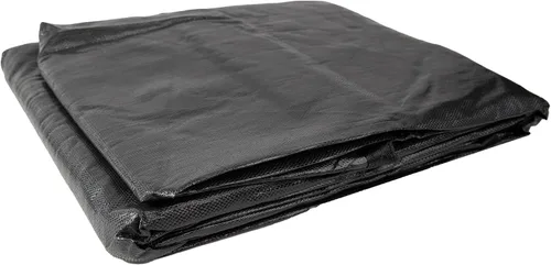 Vista 5 de Defender Cubierta para alberca enterrada, de malla resistente, rectangular, para invierno., Negro