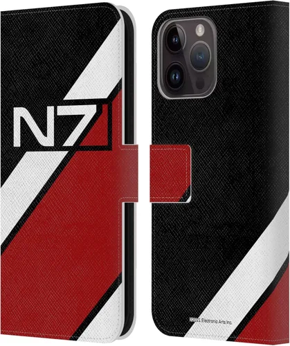Vista 25 de Head Case Designs Funda de piel con licencia oficial de EA Bioware Mass Effect Cerberus Logo Graphics tipo cartera compatible con Apple iPhone 11