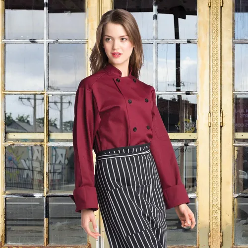Vista 3 de Uncommon Threads Abrigo de chef marroquí para mujer 10 Btn