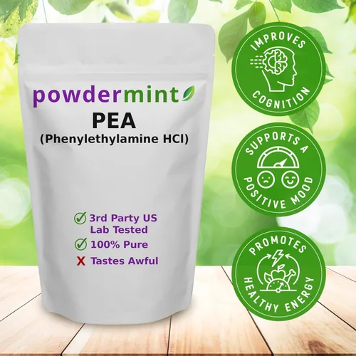 Vista 2 de Suplemento de feniletilamina (4.41 oz) Forma de HCL de fenetilamina