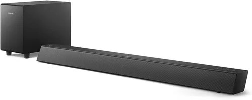 Vista 10 de Barra de sonido PHILIPS B4208 de 2.0 canales con Bluetooth, HDMI ARC y reproducción USB - Simplemente mejor sonido de TV