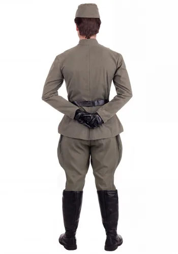Vista 2 de Disfraz para Hombre de Oficial Imperial Verde de Star Wars Multicolor