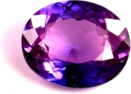 Vista 3 de Shri Balaji Gemas 8.05 Ct Natural Precioso Natural Tenebriscente Corte Ovalado Piedra Preciosa Suelta 0.512 in (Rosa Púrpura), Gema, Tenebrescent