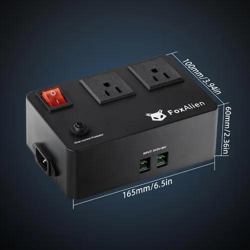 Vista 10 de FoxAlien Interruptor de relé del módulo de relé para máquinas enrutadoras CNC, enrutadores y colector de polvo con control sincrónico