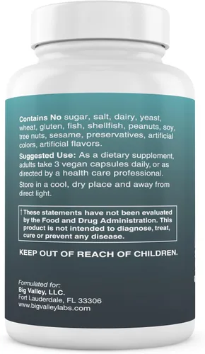 Vista 2 de Glicinato de magnesio 400 mg – Magnesio quelado de alta absorción – Apoya el bienestar muscular, nervioso y energético – vegano, sin OMG, sin gluten