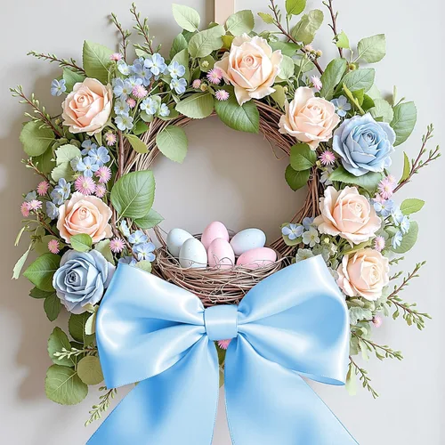 Vista 4 de Babenest Bandas de satén para silla, 50 lazos mejorados para silla, lazos para bodas, banquetes, fiestas, Pascua, Navidad, baby shower, decoración
