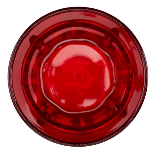Vista 4 de G.E.T. 9909-1-R-EC - Vaso de plástico facetado inastillable, resistente, 9 onzas, color rojo (juego de 4)