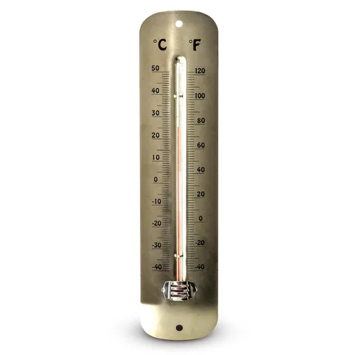 Vista 11 de Headwind EZ Read - Termómetro de metal de aluminio antiguo de 12 pulgadas, duradero, resistente a la intemperie, para interiores y exteriores