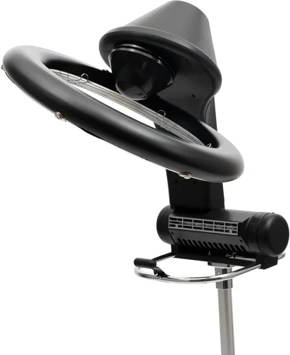 Vista 4 de Secador de pelo, 1200 W para peluquería con tecnología infrarroja, 6 modos, calefacción eficiente 360, altura ajustable, base rodante