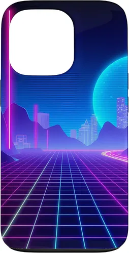 Vista 10 de Vaporwave Aesthetic Synthwave Retrowave 80s 90s Art Case for iPhone 16