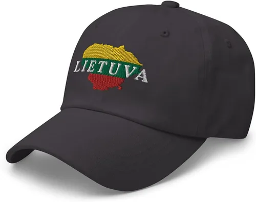 Vista 3 de LEJJ Gear Bandera de Lituania Lietuva (bordado) Sombrero de papá